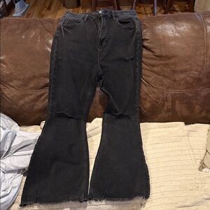 Black Flare & Wide Leg Jeans